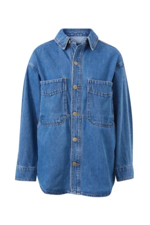 Jackets|Denim Jackets^Ceres Life Bobbi Side Pocket Denim Shacket