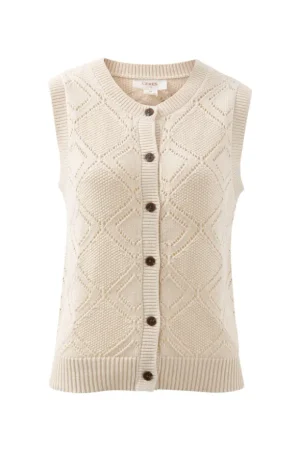 Knitwear|Tops^Ceres Life Dahlia Diamond Knit Vest