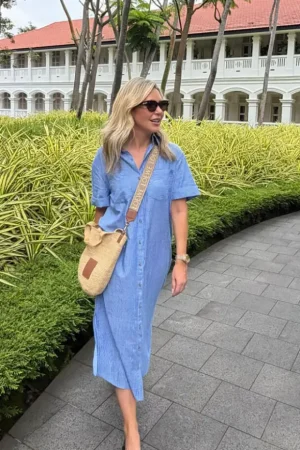 Dresses^Ceres Life Hanna Midi Shirt Dress