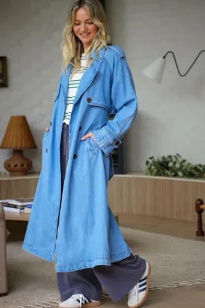 Jackets^Ceres Life Longline Trench Coat