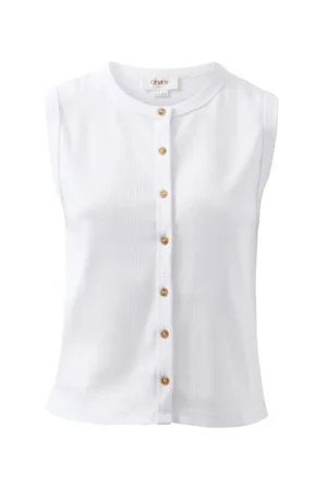 Tanks|Tops^Ceres Life Lyla Button Through Rib Tank
