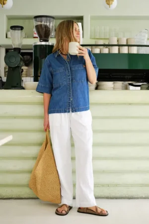 Denim Shirts|Denim^Ceres Life Noa Short Sleeve Shirt