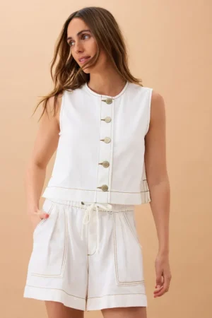 Denim|Shirts^Ceres Life Nora Shell Top