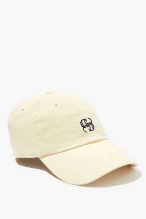 Accessories^Ceres Life Pip Everyday Cap Ecru/navy Stitch